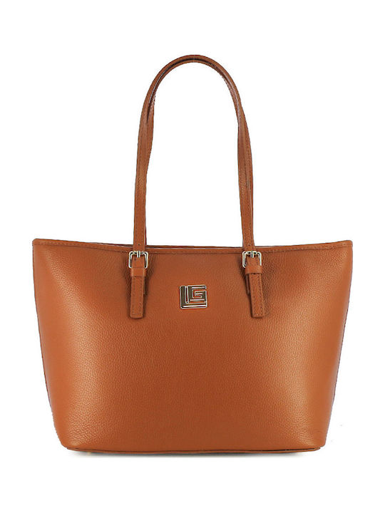 Leather Women's Bag Shoulder Tabac Brown
