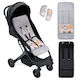 Interbaby Αντιιδρωτικό Κάλυμμα Καροτσιού Safari Tours 34x84εκ. Γκρι