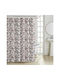 Ankor Geometric Shower Curtain 180x200cm Pink and Grey