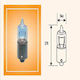 H6w Autolampe 12v 6w