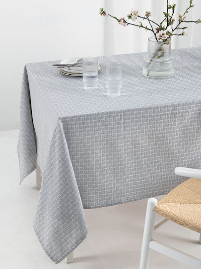 Palamaiki Τραπεζομάντηλο Αλέκιαστο Grey 175x160εκ.