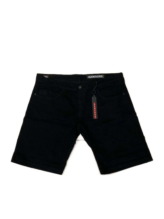 Herrenshorts Jeans Black