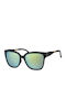 Paolo Moss Women's Sunglasses with Black Frame and Black Lens