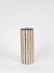Natural Candle Holder Wooden in Black Color 12x34x12cm 1pcs