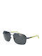 Skechers Men's Sunglasses with Blue Metal Frame and Blue Polarized Lens SE6366 6591D