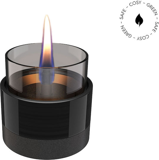 Tenderflame Επιτραπέζιο Τζάκι Βιοαιθανόλης Εσωτερικού Χώρου Μαύρο