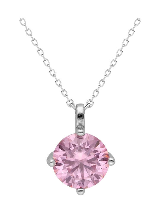 Brizzling Halskette aus Silber mit Diamant