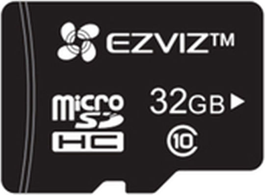 Ezviz microSDHC 32GB Geschwindigkeitsklasse 10 Lesegeschwindigkeit 25MB/s mit Adapter