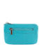 Small Leather Women's Wallet Classic Turquoise