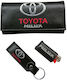 Handmade Synthetic Leather Tobacco Pouch Set with Keychain Lighter Case in Black