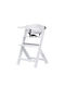 Chipolino Tip Top Baby Highchair 2 in 1 with Adjustable Height White
