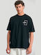T-shirt Μαύρο