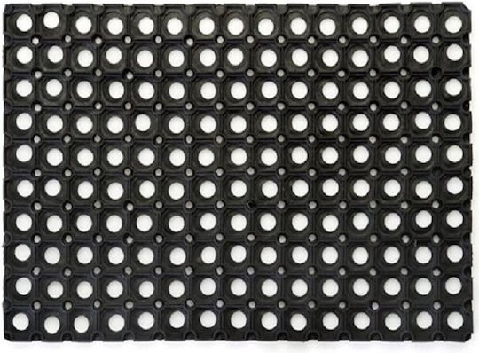 Stabplast Πατάκι Εισόδου από Καουτσούκ Μαύρο 100x150εκ. 100742 Μαύρα