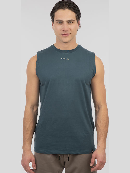 Rebase T-shirt Πετρόλ