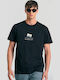 T-shirt Μαύρο