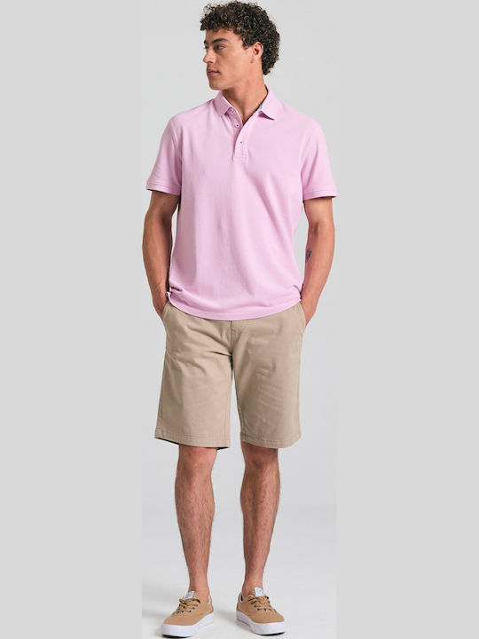 Garage Fifty5 Polo Short Sleeve Blouse Pink