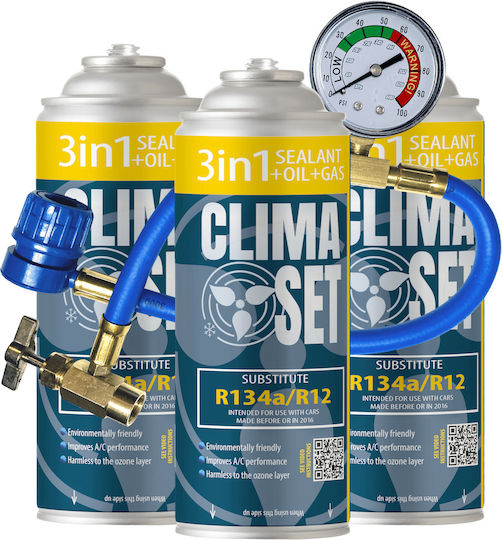 Climaset Pro 3in1 Complete Air Condition Set R134a
