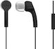 In-Ear Freisprecheinrichtung Kopfhörer mit Stecker 3.5mm Schwarz