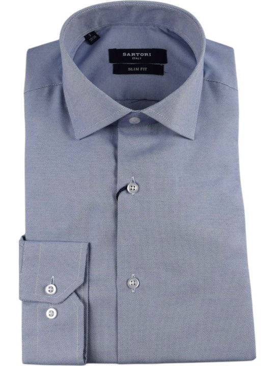 Langärmlig Hemd Blue