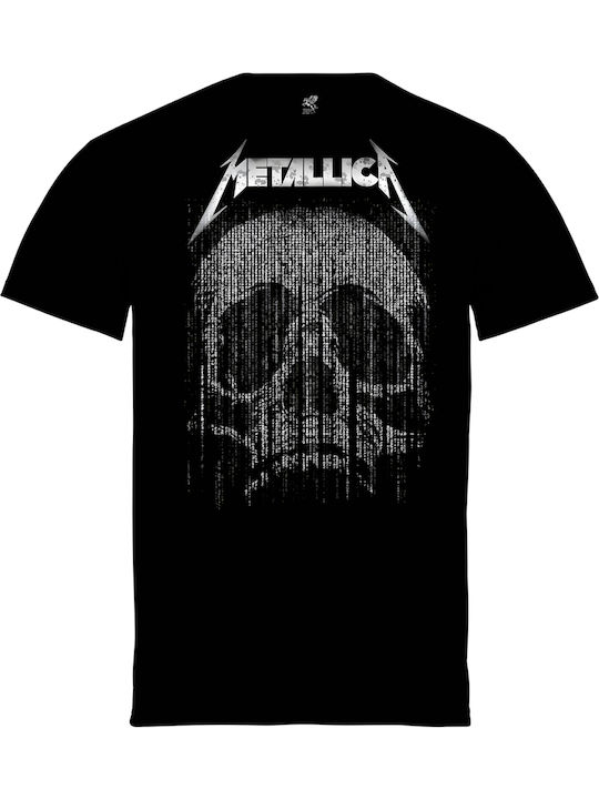 Μπλούζα Εταιρίας Pegasus Μαύρη Τύπωμα Metallica Matrix