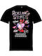 Pegasus Schwarz Bedruckte Bluse Rolling Stones Diamonds