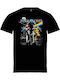 Pegasus Unisex Schwarz Bedruckte Blusen Pink Floyd
