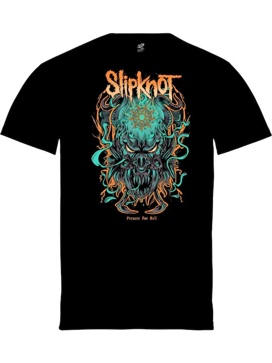 Μπλούζα Εταιρίας Pegasus Μαύρη Τύπωμα Slipknot