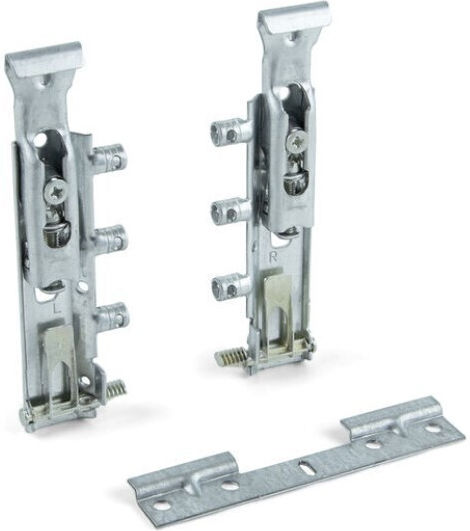 Cabinet Hanger Set-2 Pieces Slats Emuca Levelup1 4032305 Galvanized 223-4032305emu