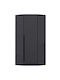 Kale Μονόφυλλη Ντουλάπα Γωνιακή Anthracite 74x52x210cm