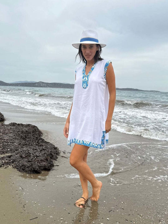 Achilleas Accessories Women's Mini Dress Beachwear White