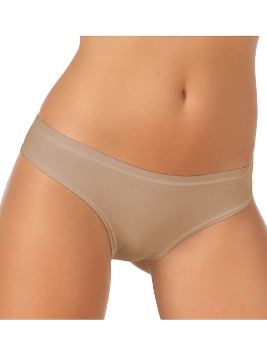 Jadea Γυναικείο String Μπεζ