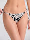 Bikini Slip with Ties Black