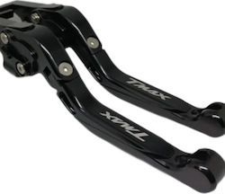 NSRacing Set of Motorcycle Brake/Clutch Levers Flexible Adjustable for Yamaha T-MAX 500 2008-2012 Black 28245433-1