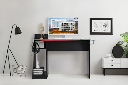 Gaming-Schreibtisch Thorin 110x51.5x75cm Schwarz