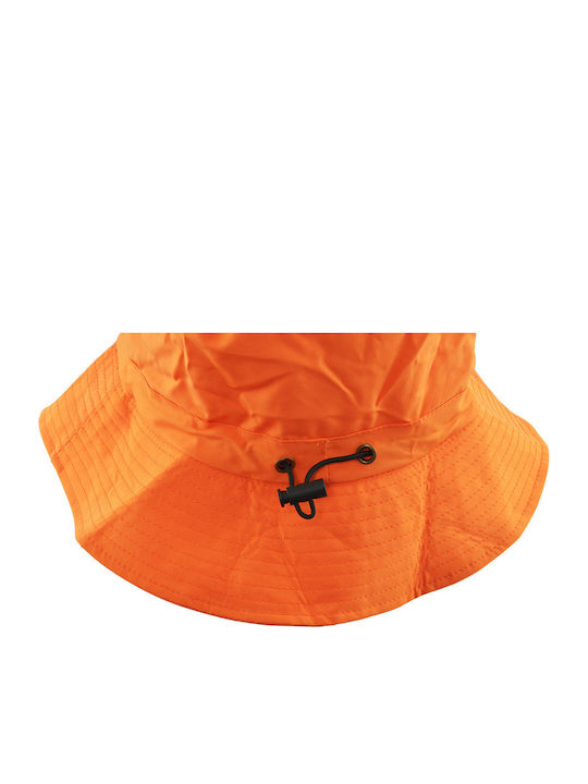 Brims and Trims Fabric Hat Bucket Orange
