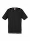 Fruit of the Loom Men's Short Sleeve Promotional T-Shirt BLACK
