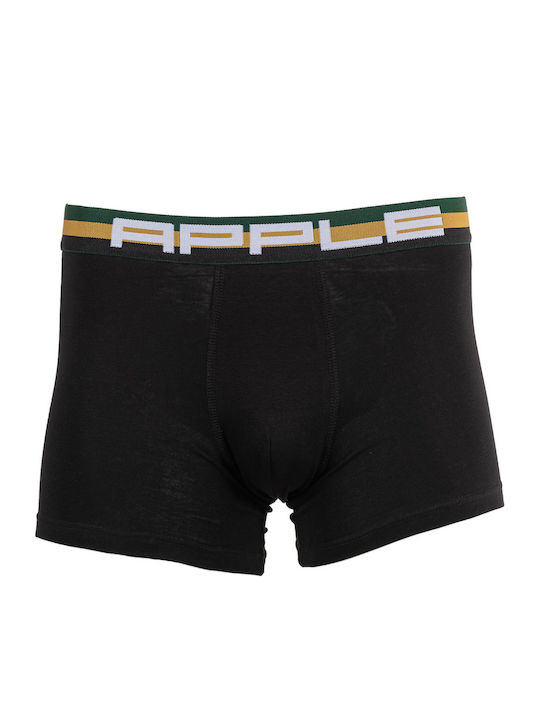 Apple Boxer Ανδρικό Μποξεράκι Black, Green, Gol...