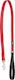 Reddingo Hundeleine/Führleine Leder in Rot Farbe