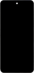 Bildschirm mit Rahmen für Realme C75 (Schwarz)