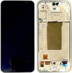 Samsung Ecran cu Cadru pentru Samsung Galaxy A36, A366 (Alb)