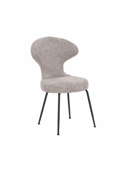 Fungo Dining Room Fabric Chair Beige 56x57x91cm...