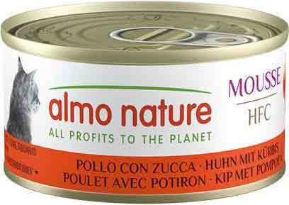 Almo Nature Almo Nature Wet Cat Food for Junior Cats in Cans with Chicken Pumpkin Rice and Meat Gluten Free 70g
