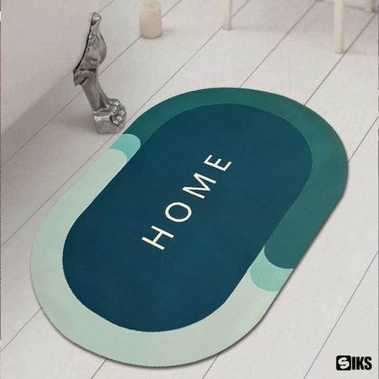 Πατάκι Μπάνιου Οβάλ Turquoise/green 77x47.5εκ.
