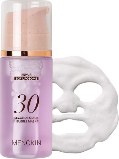 Menokin 30 Seconds Quick Bubble Gesichtsmaske für das Gesicht für Revitalisierung 1Stück 95ml