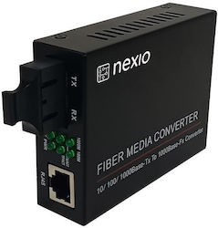 Convertor Media 10 100 1000m Dual Fiber 1310nm Mm 2km Sc Nexio Convertor Media 10 100 1000m Dual Fiber 1310nm Mm 2km Sc Nexio