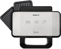Izzy IZ-2036 1000W για 2 Τοστ Inox