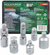 Hikoki Nüsse mit Vierkant-Antrieb 1/2", 3/8", 3/4" Set 6Stück