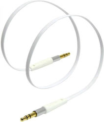 Tylt Audio Cable Aux 3.5mm Jack 3.5mm Jack 1m White Tylt Audio Cable Aux 3.5mm Jack 3.5mm Jack 1m White