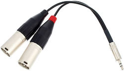 Y Jack Kabel 2 XLR-Stecker Pro Snake Kmm 2002