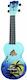 Mahalo Hawaii Blue Ukulele